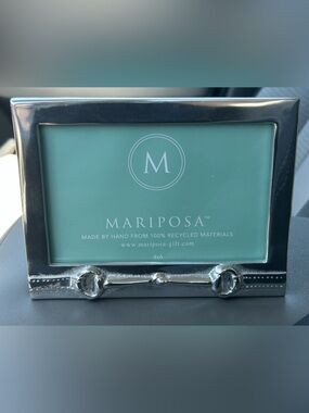 Mariposa Horse Bit Silver Picture Frame NEW without Box $86 Equestrian